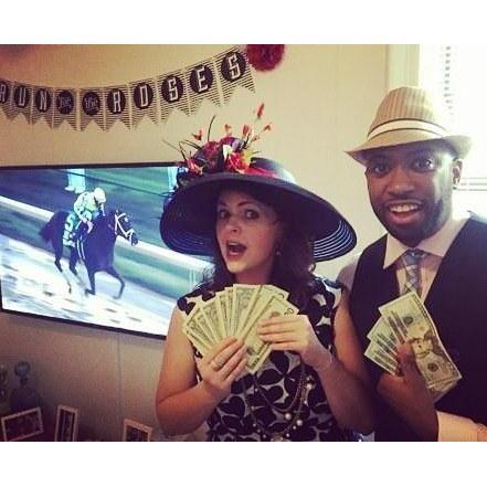 We picked a winner! Derby party, May 2017