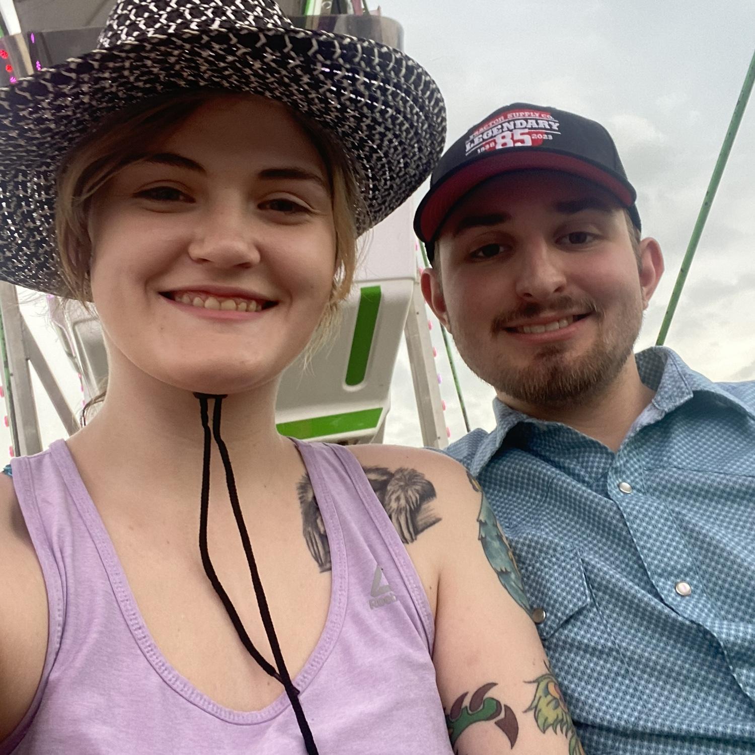 Went to Mayfest, ended up getting sick on a ride.