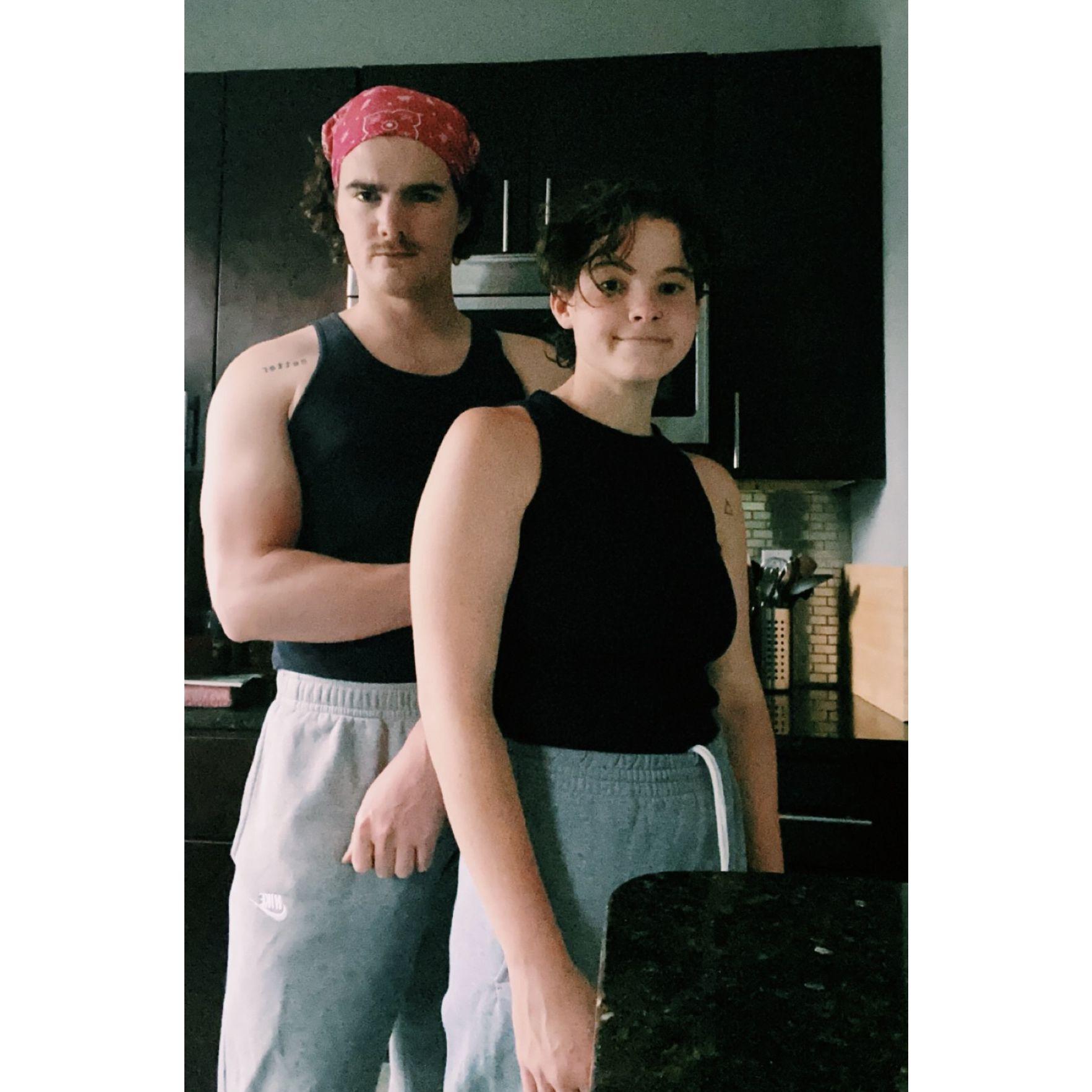 We always match, it's annoying.
