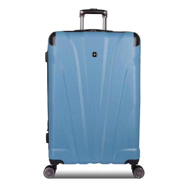SWISSGEAR 29.55" Hardside Checked Suitcase - Turquoise Blue