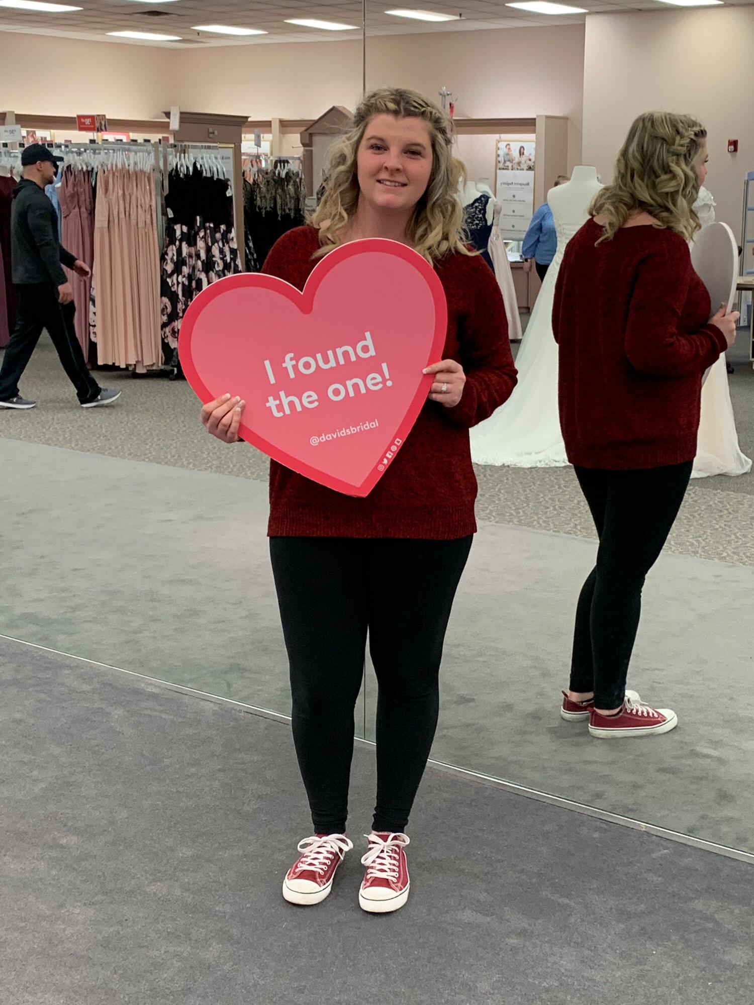I said YES to a dress today!! 3/3/19