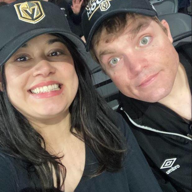 Hockey game.