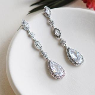 Amelia CZ Dangle Earrings