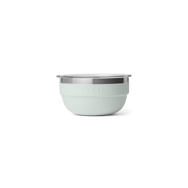 YETI Rambler Bowls, Vacuum Insulated, Stackable and Nestable Stainless Steel Bowl with Lid, 1 Quart, Ridgeline