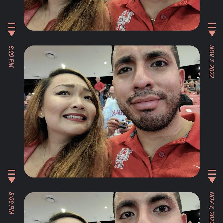 Cheering for our UH Cougars, laways keeping us on the edge of our seats!