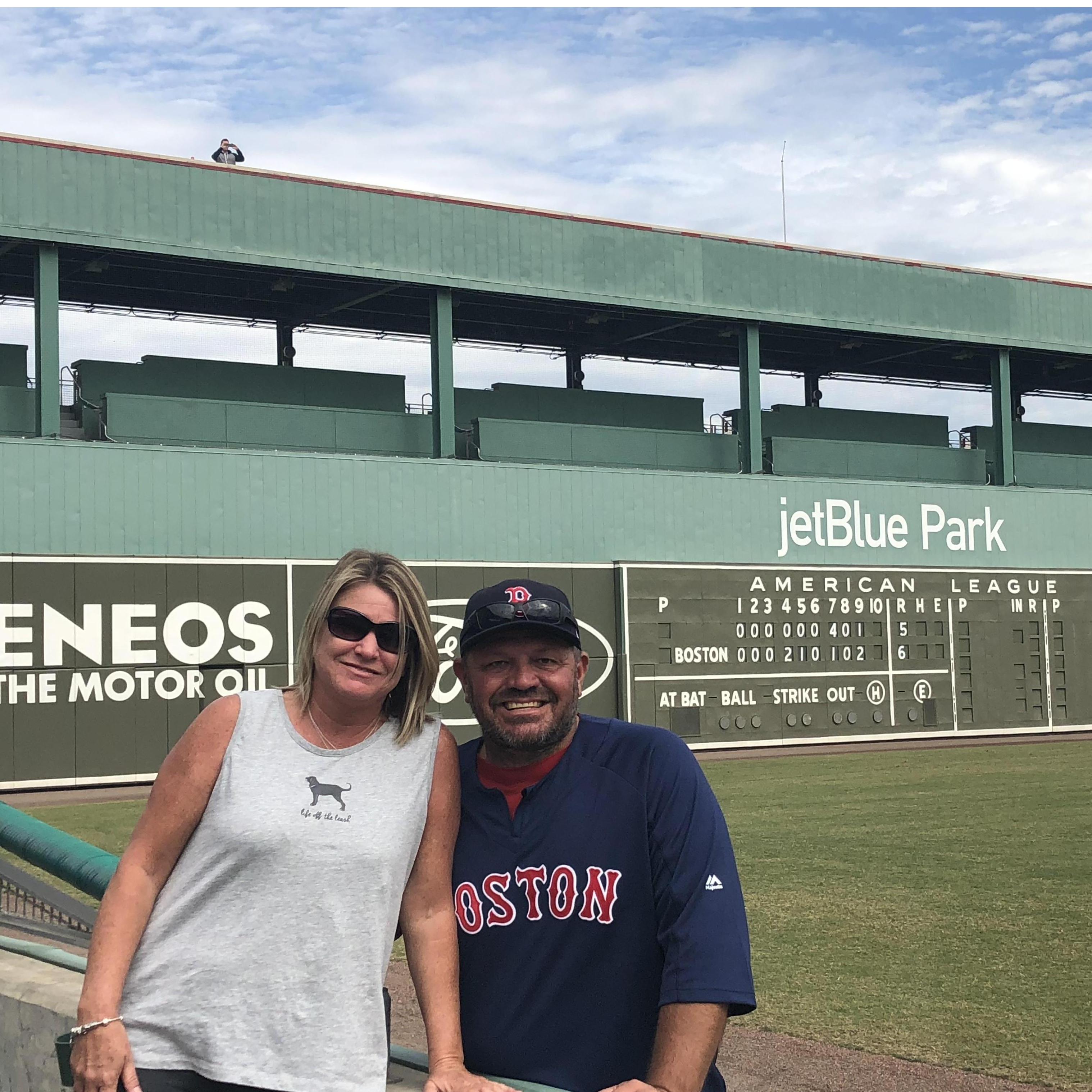 Red Sox fantasy camp  (photo cred:  Amy Lynch ❤️)