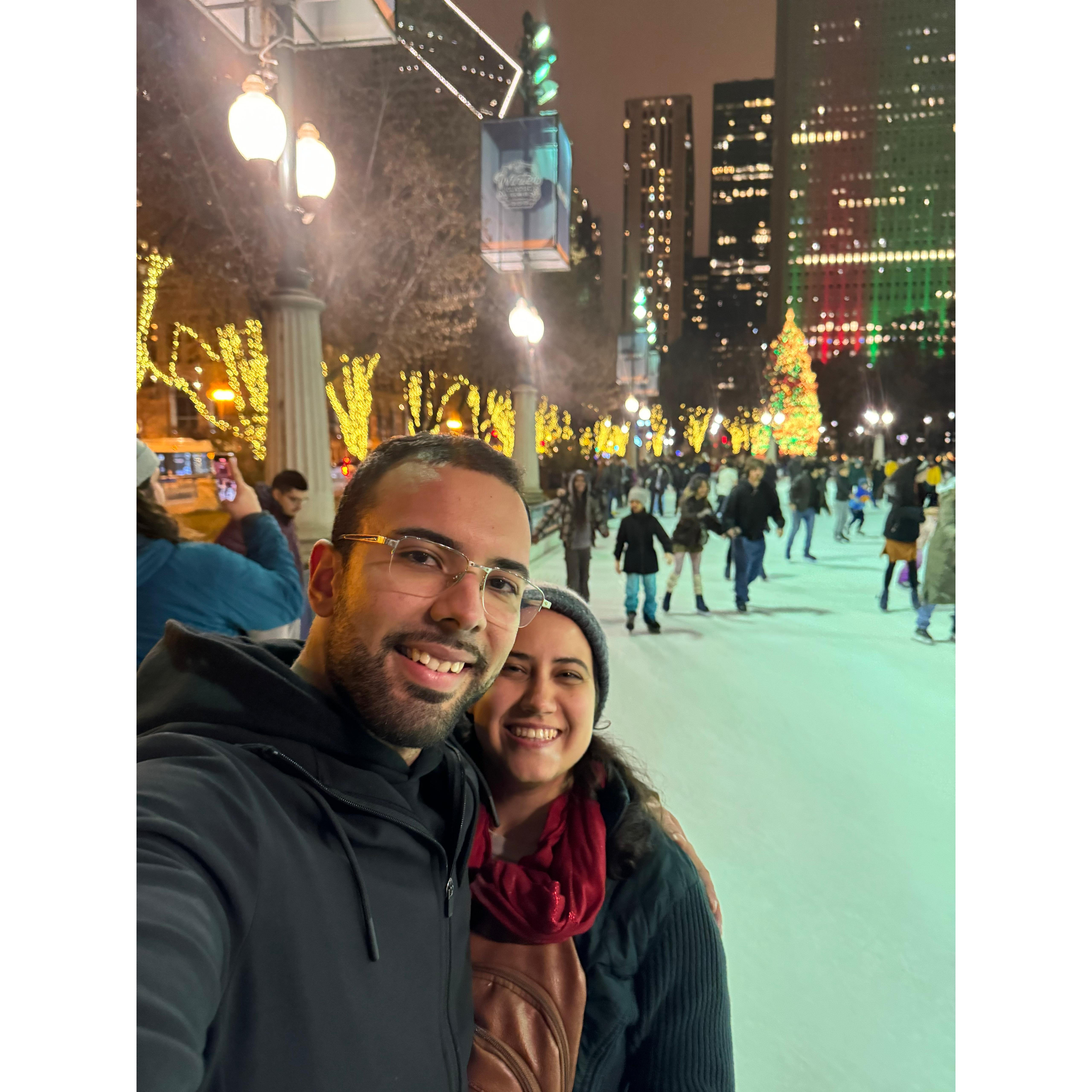 Ice Skating in Chicago