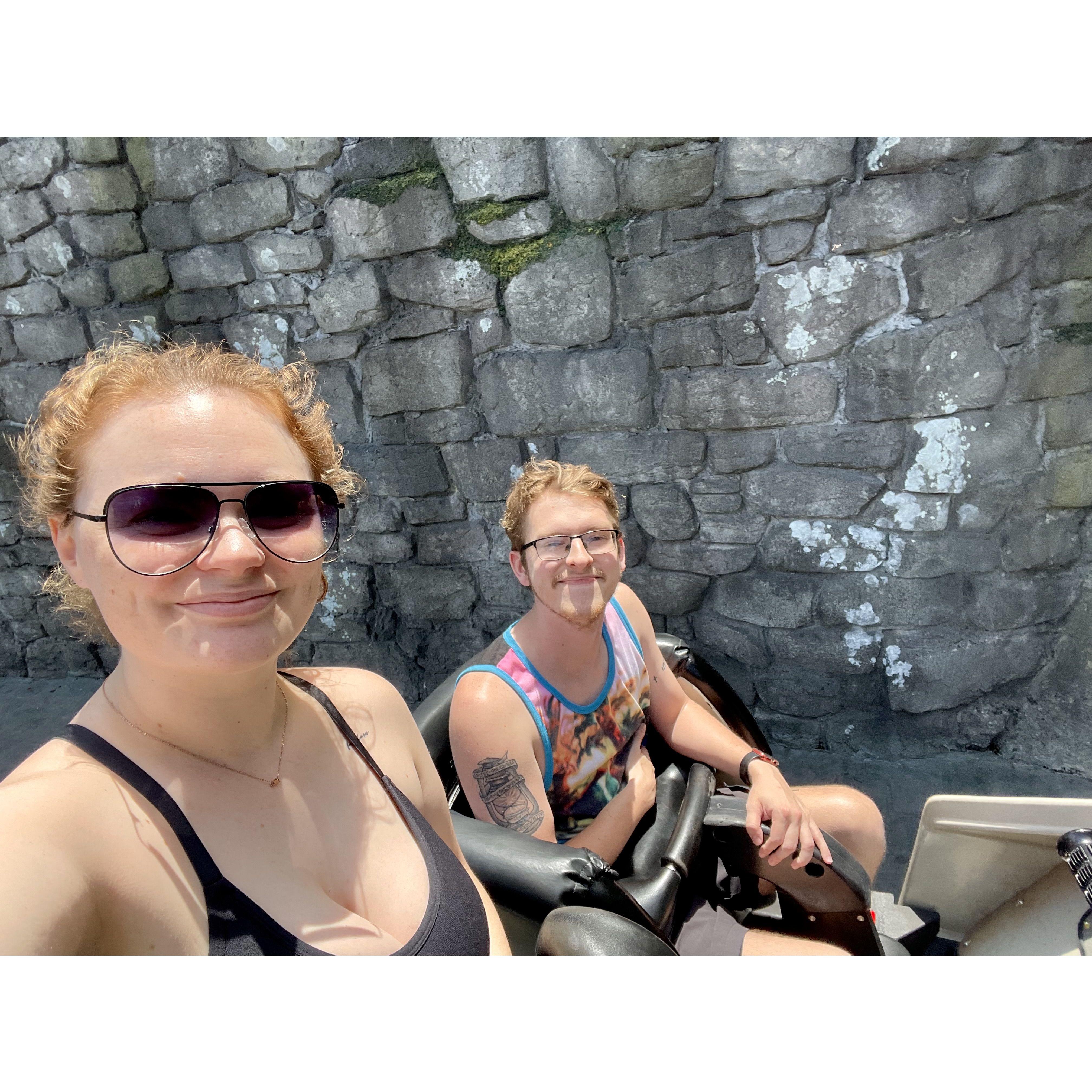7.12.24 - Our first and (maybe) Joe's last time on Hagrid's at Universal (iykyk)