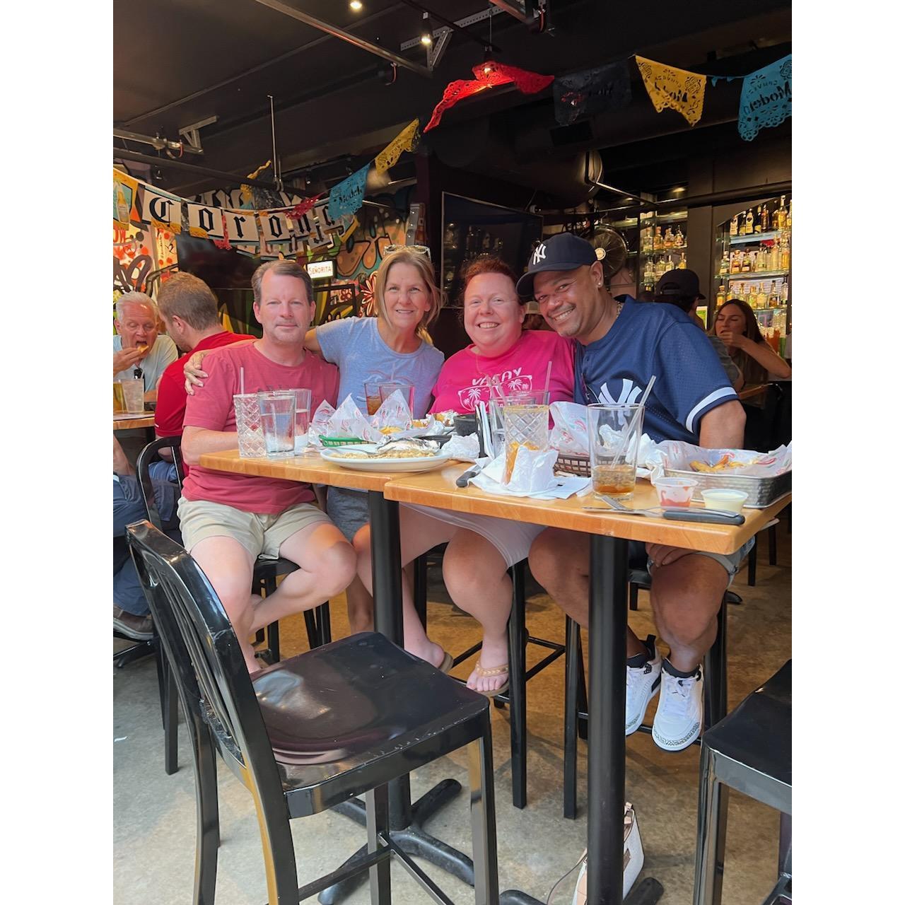 Edy, my dad,stepmom, and Me July 3rd ,2024 in North Carolina