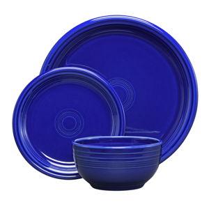 Bistro Coupe 3-Piece Place Setting, Service for 1 - Twilight