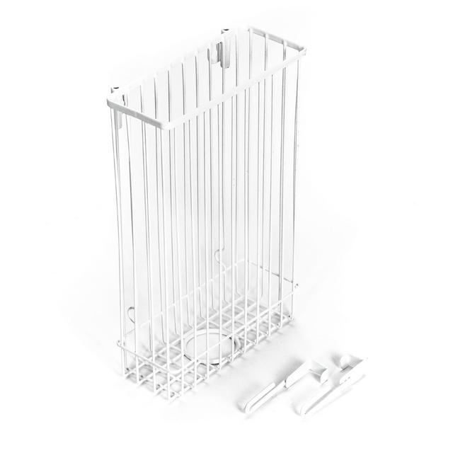 Mainstays over the Cabinet White Wire Basket - Measures 4.75x8.25x15.25"