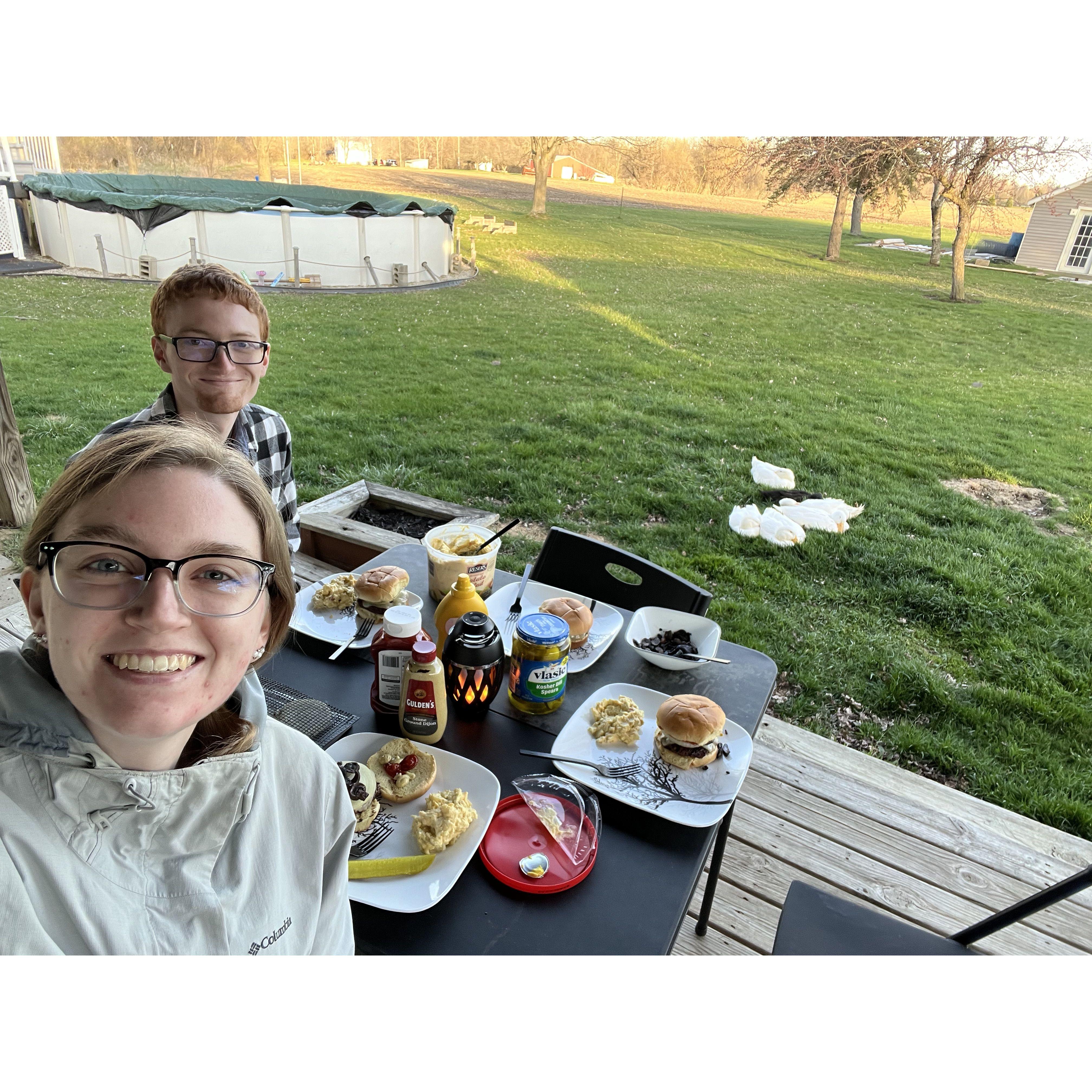 Dinner at the Brown's 2024