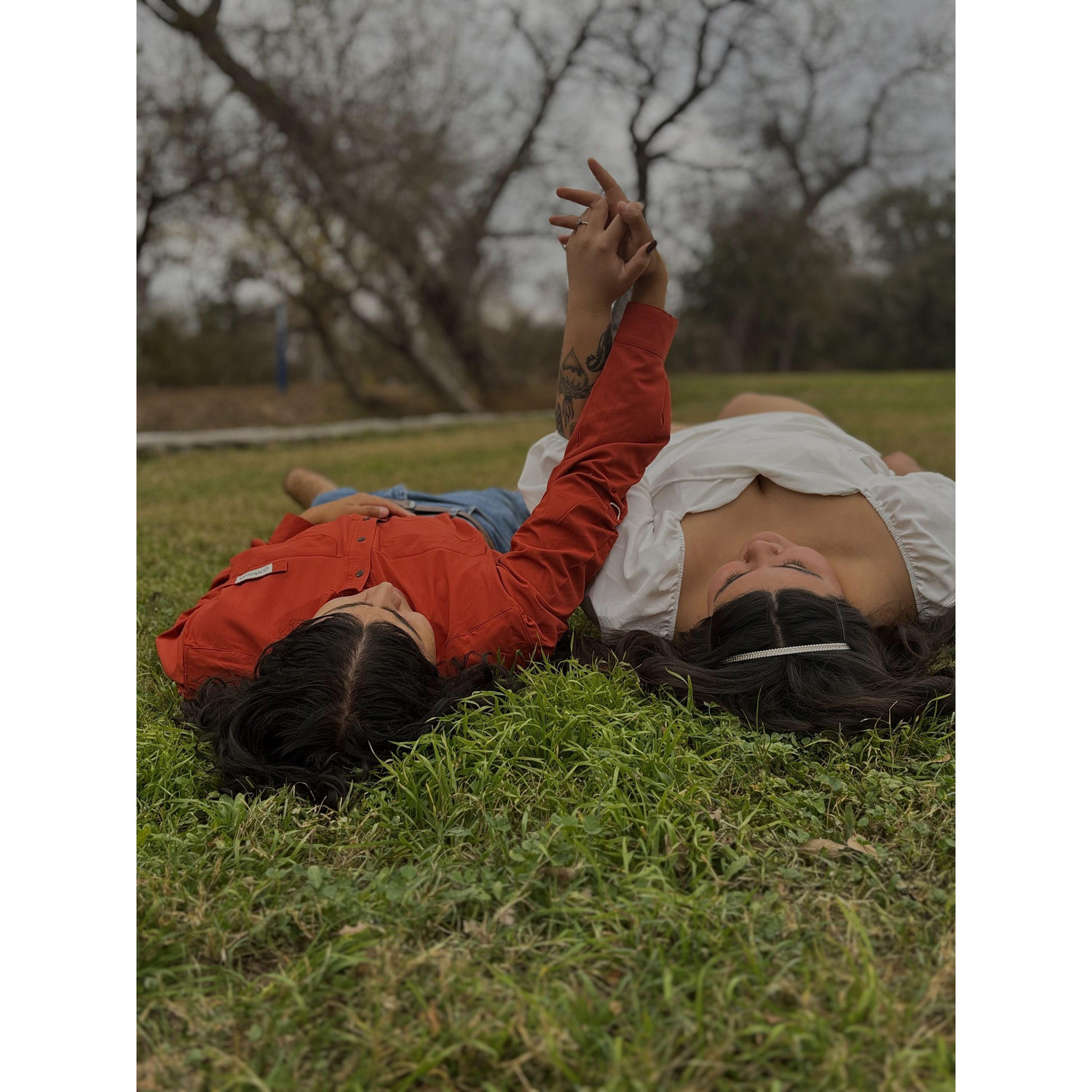 Toby's parents took our engagement photos, they were doing parkour and everything to get the perfect shots. 2025