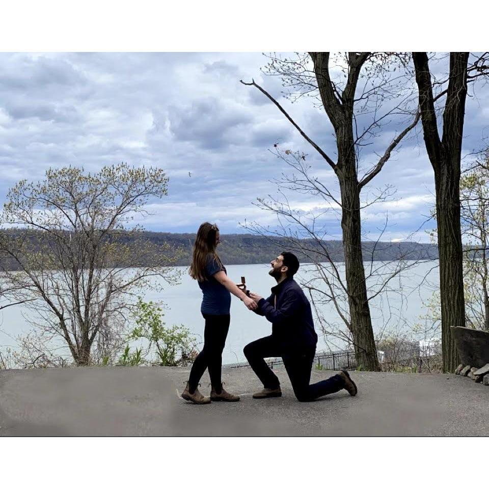 Getting engaged in Inwood Hill Park!! April 18, 2021