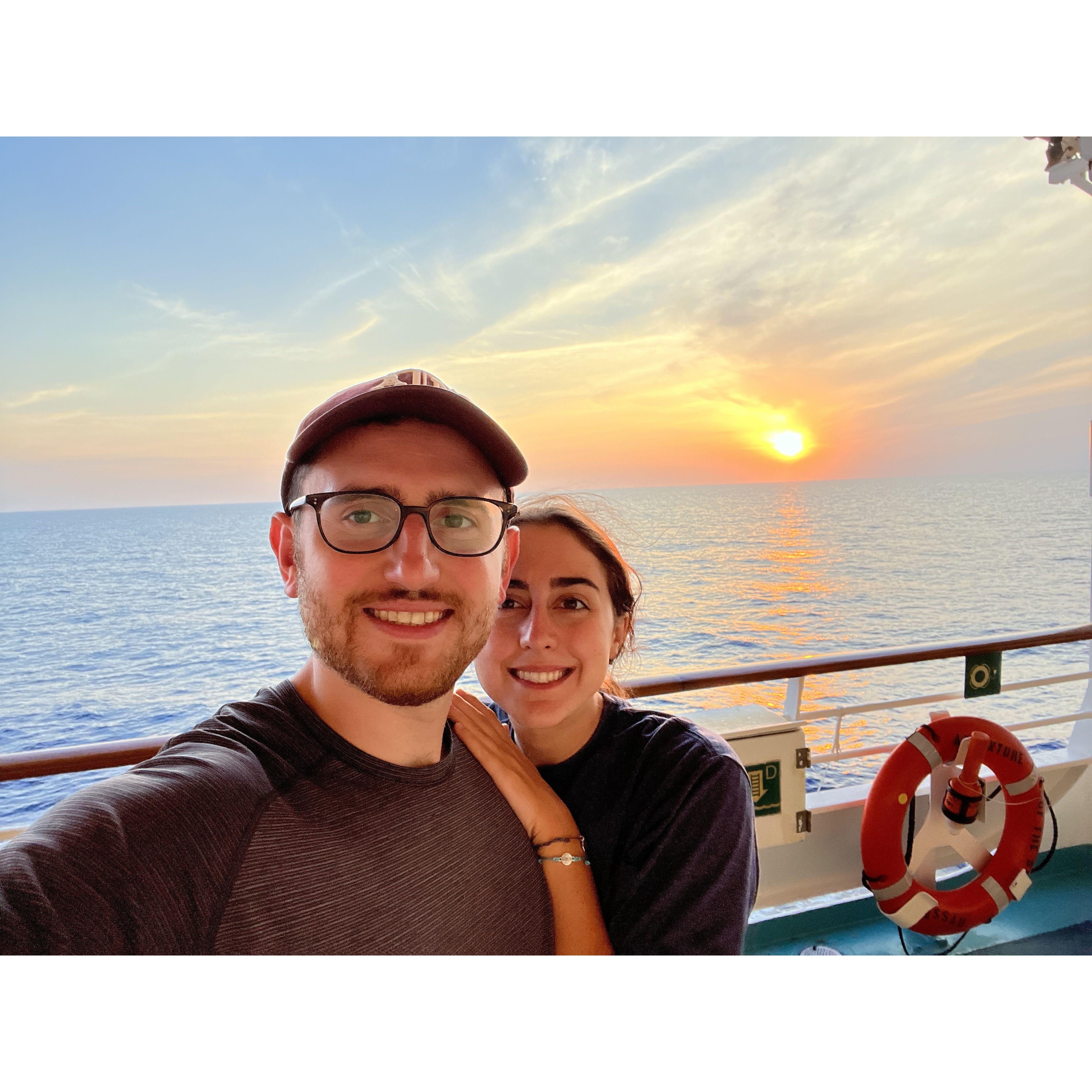 Our first cruise