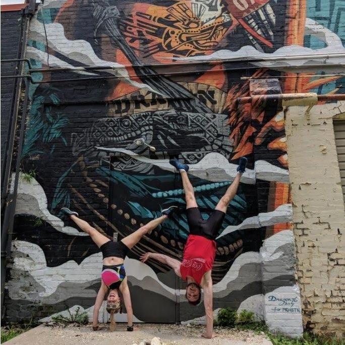 We love finding murals and street art.