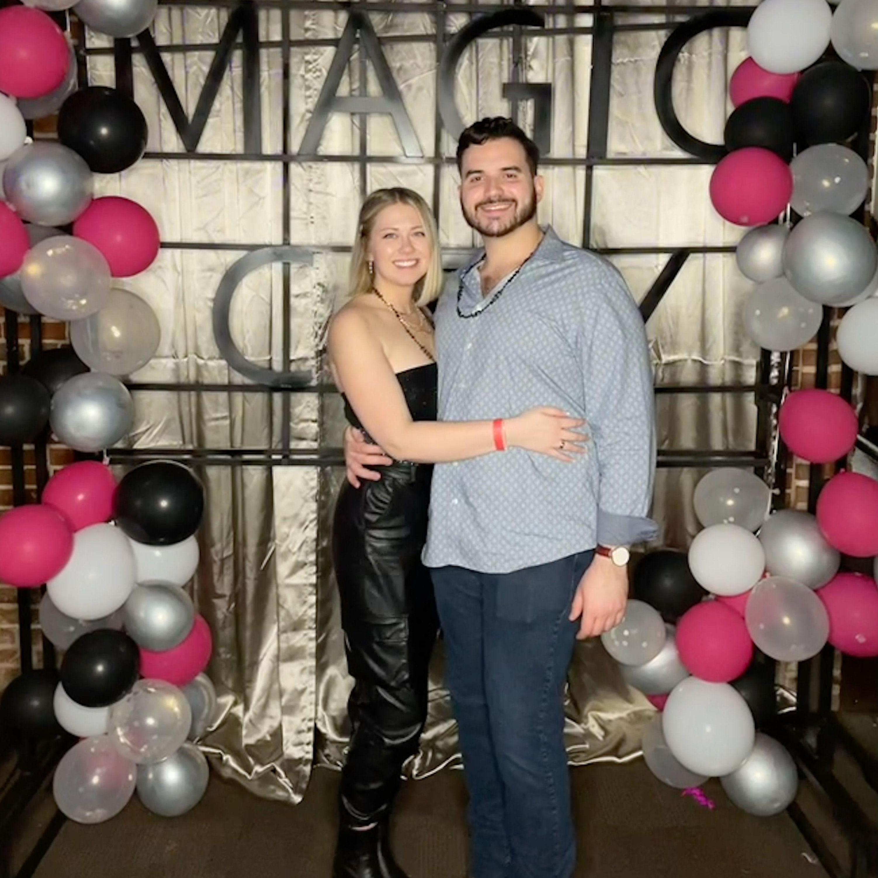 Our first photo together