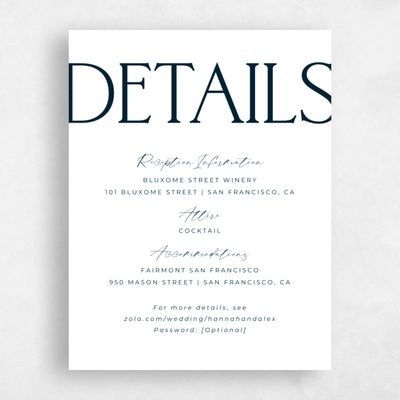 Darkest Teal, Blue Wedding Enclosure - Josephine