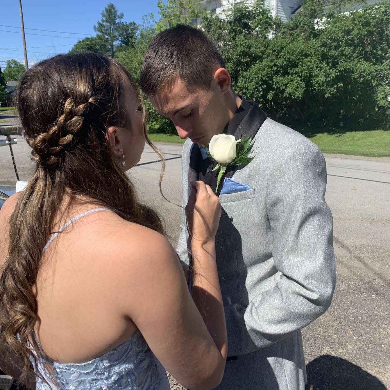 Kevin's senior prom.