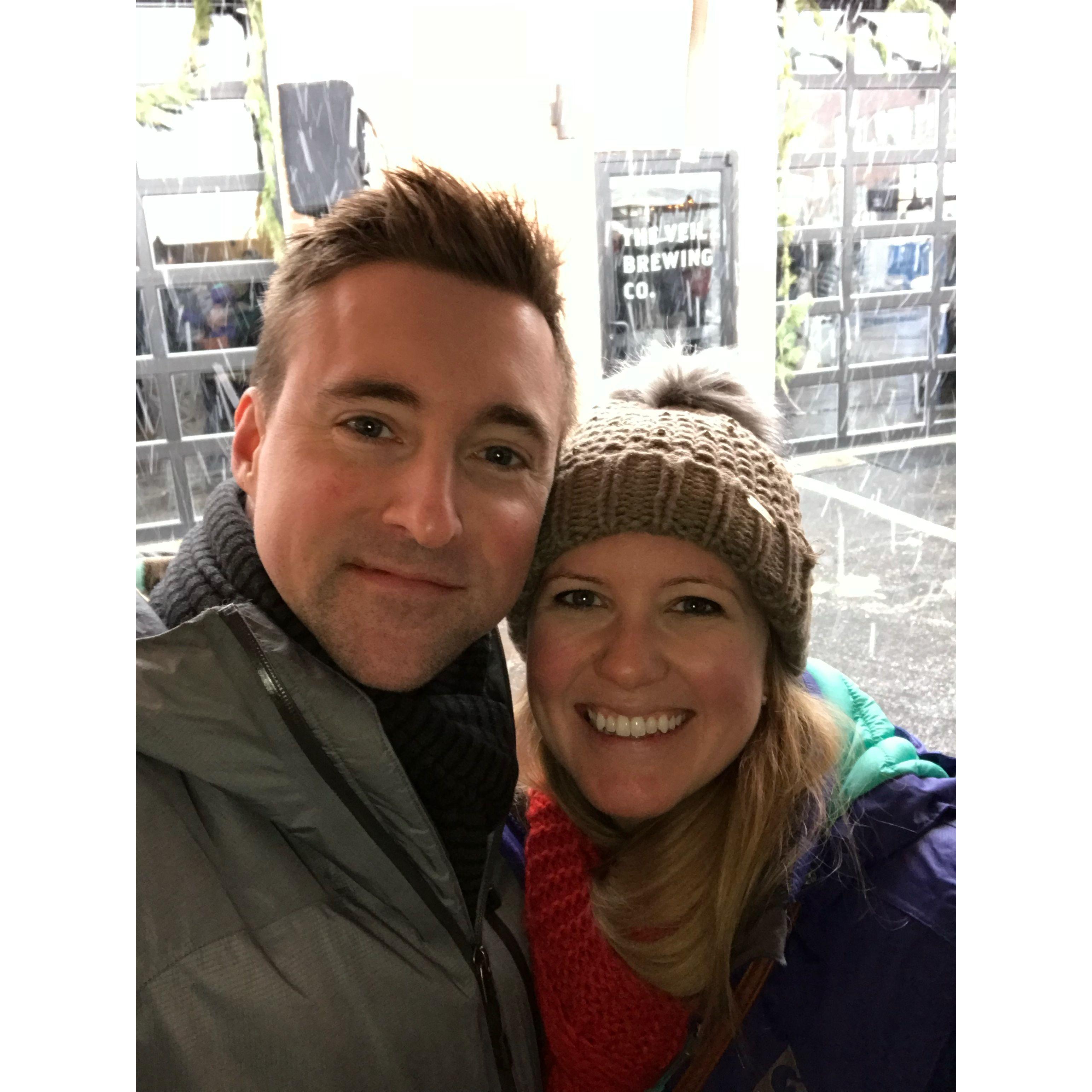 More beer hunting in the snow (VA)