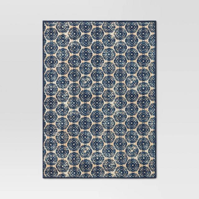 Cotton Medallion Print Placemat Blue - Threshold™