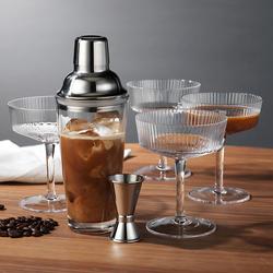 Godinger Whiskey & Rye 6-Piece Espresso Martini Set