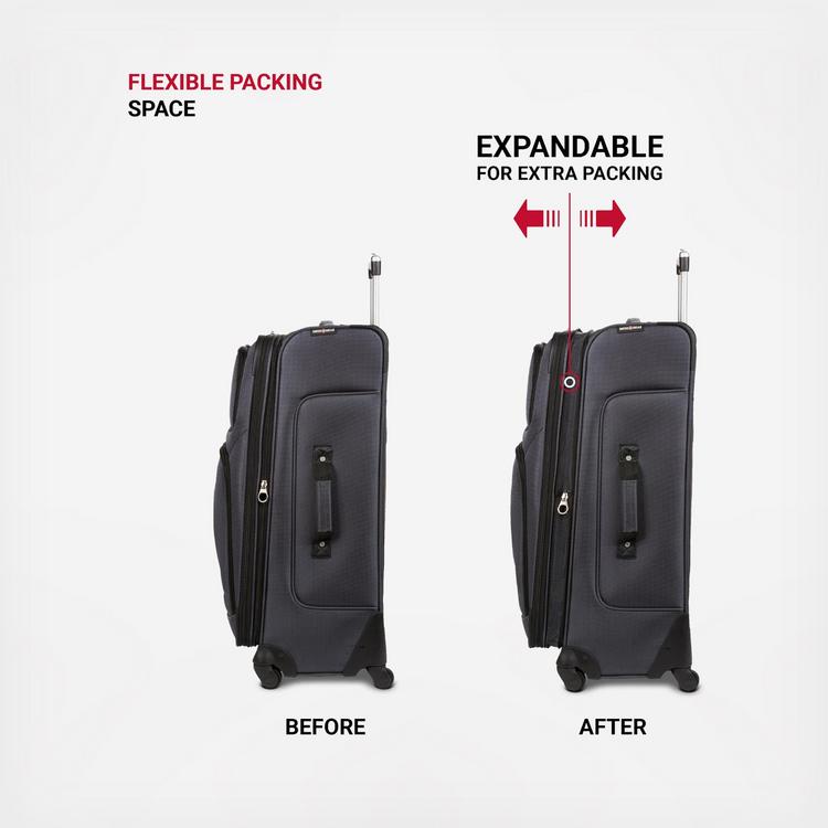 SwissGear, 6283 Expandable Spinner 3-Piece Softside Luggage Set | Zola