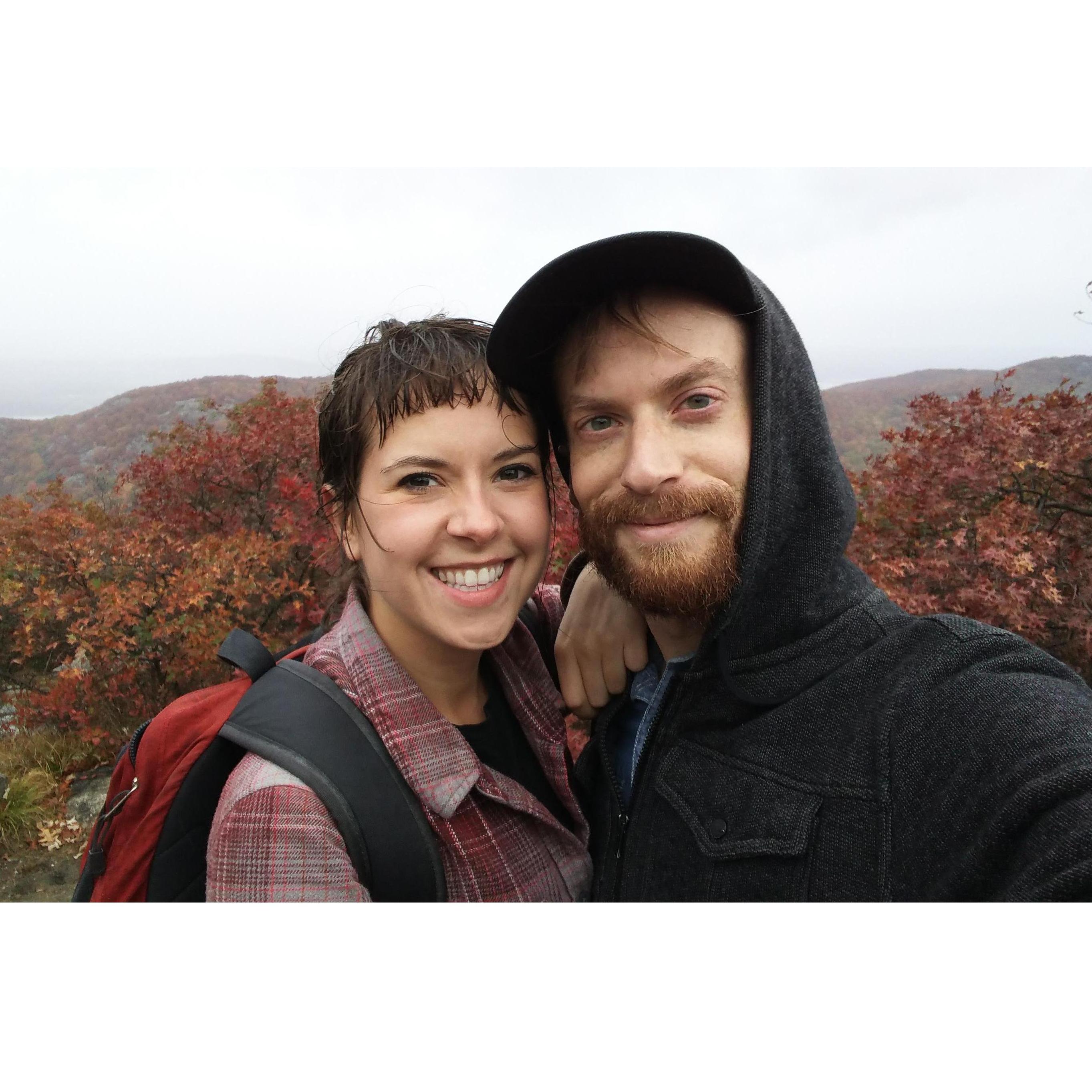 Our first hike, and first photo together! Close to Beacon