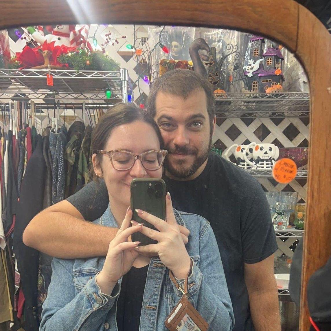 Our first photo together!