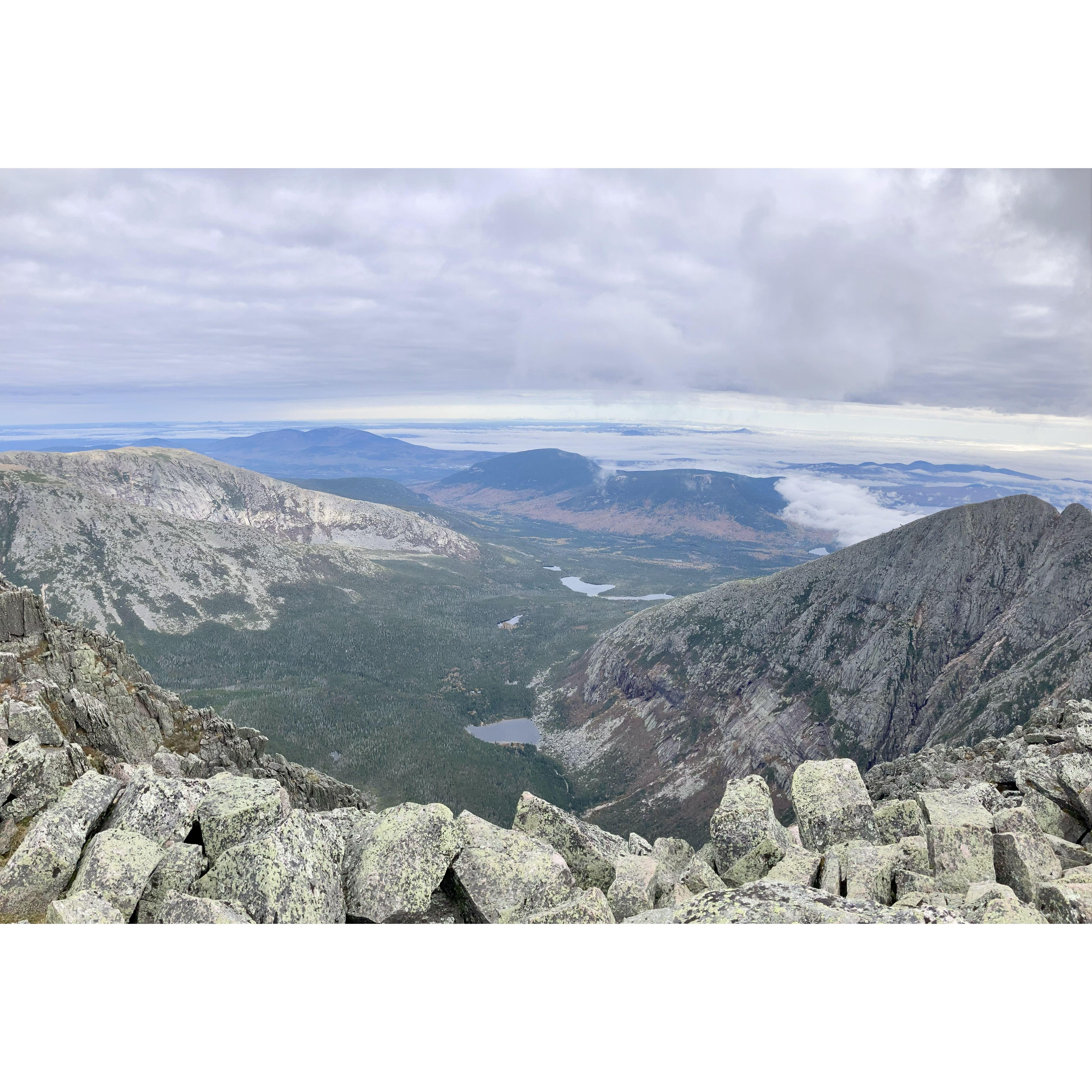 Views from the top of Mt Katahdin