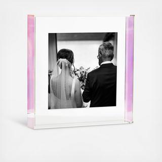 Rainbow Float Frame with Magnetic Photo Holder