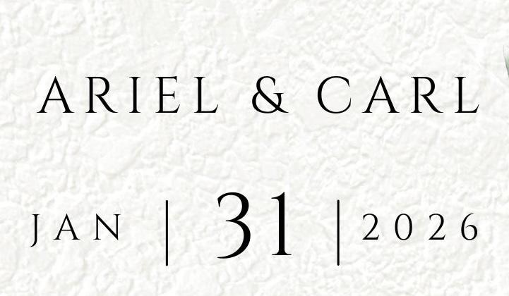 The Wedding Website of Ariel Marie Lee and Carl Arthur Helstrom