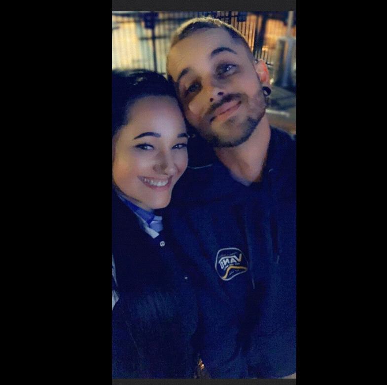Our first picture together on Shawn's birthday.