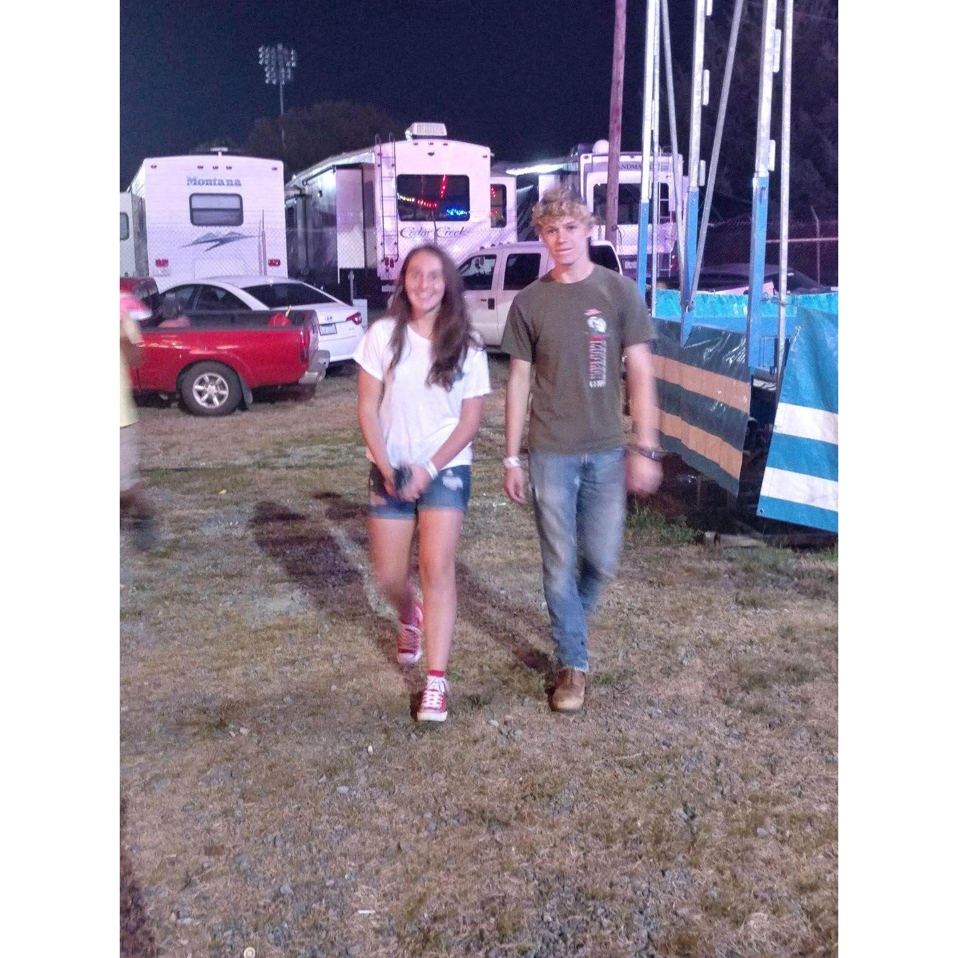 The night we began dating at the fair! (10.06.18)