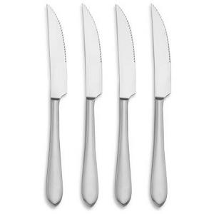 Flute Flatware Steak Knives, Set of 4