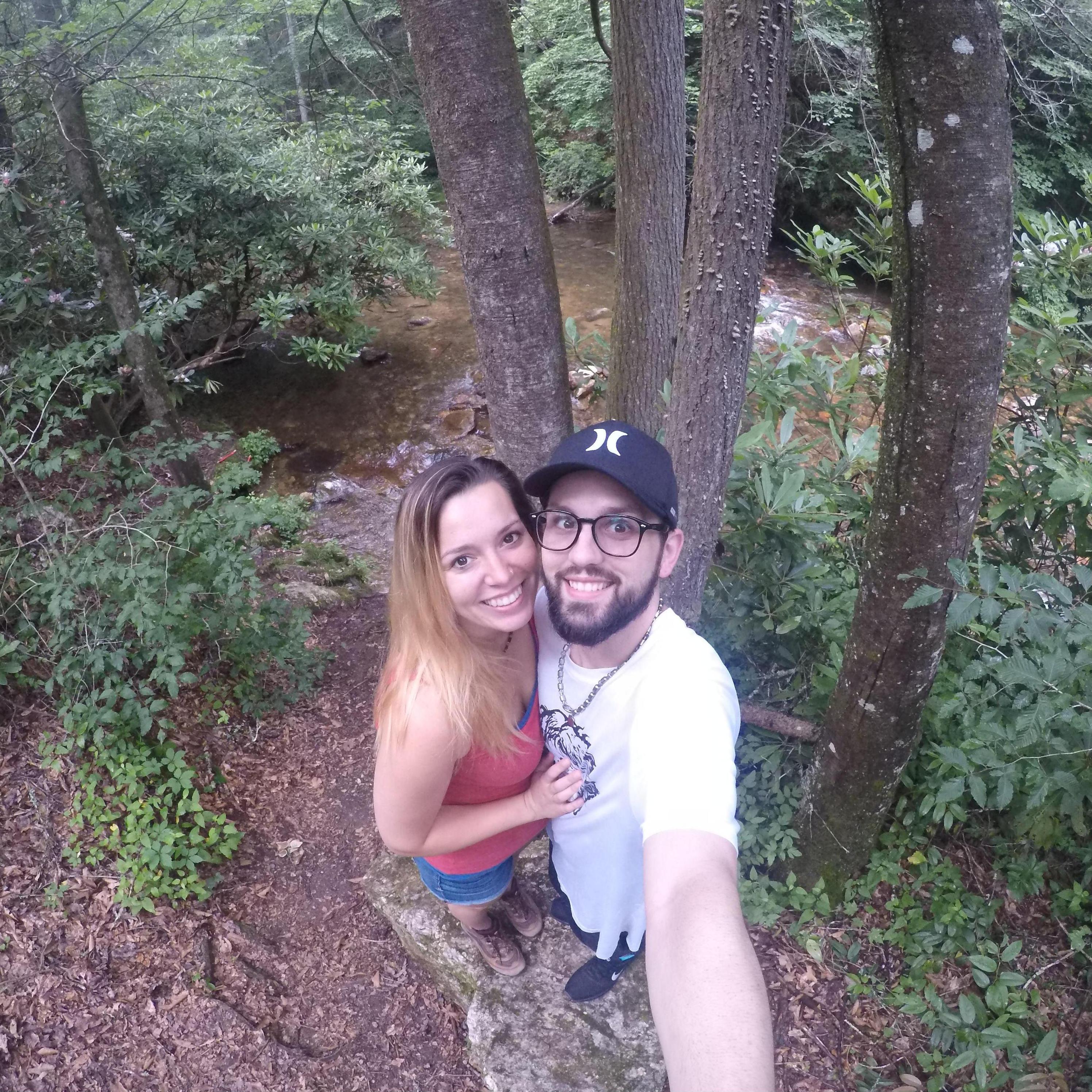 Our very first Blue Ridge mountain adventure together!