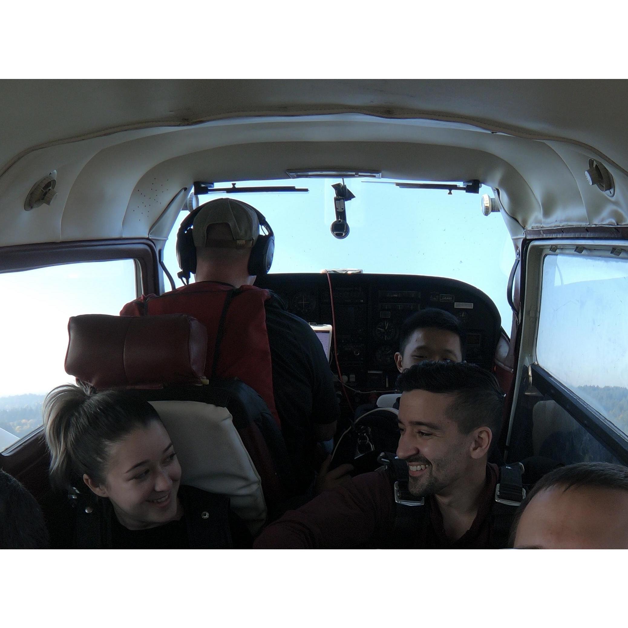 jumping out of a plane = great metaphor to a new beginning