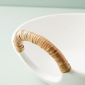 Rattan-Wrapped Bowl