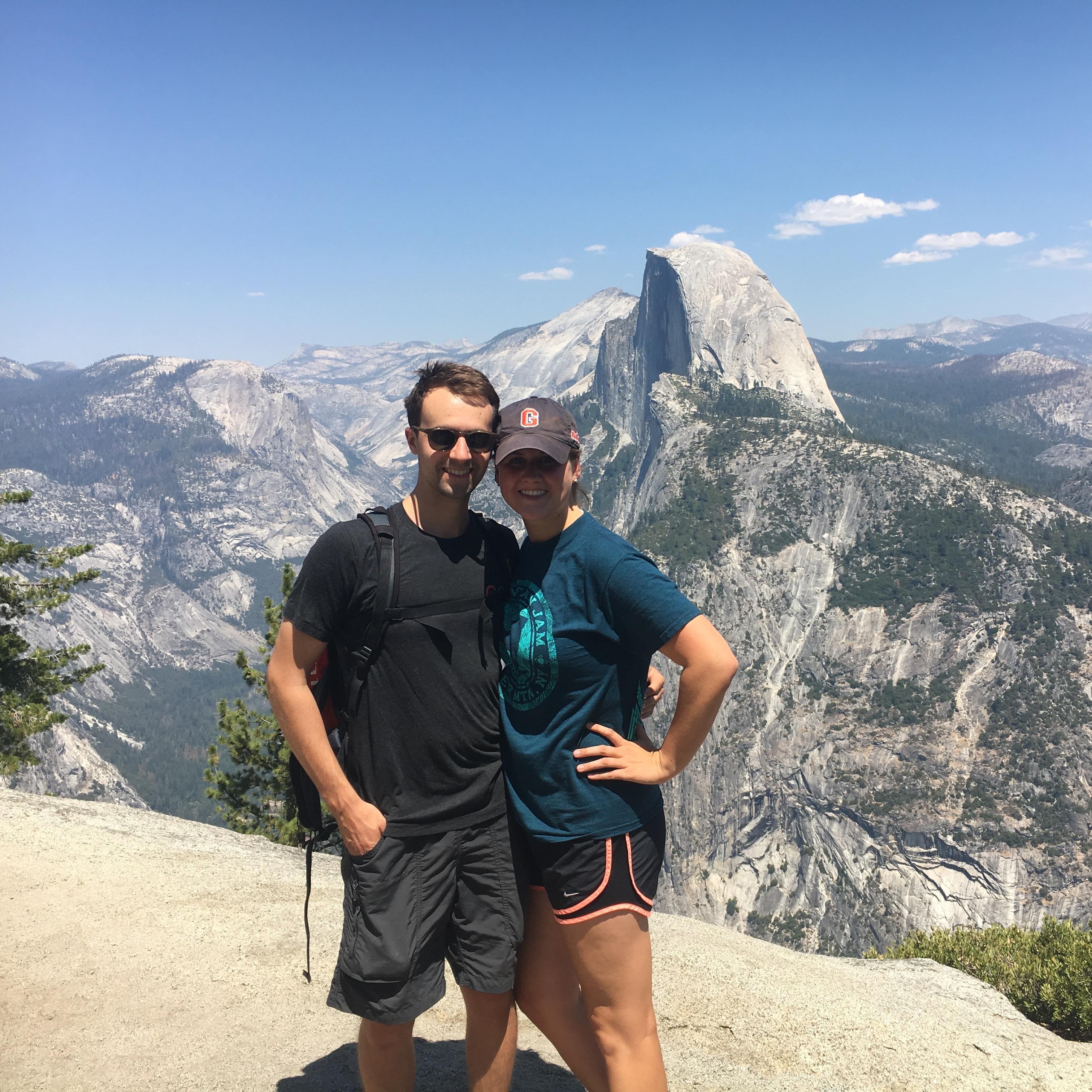 Hiking in Yosemite, 2016