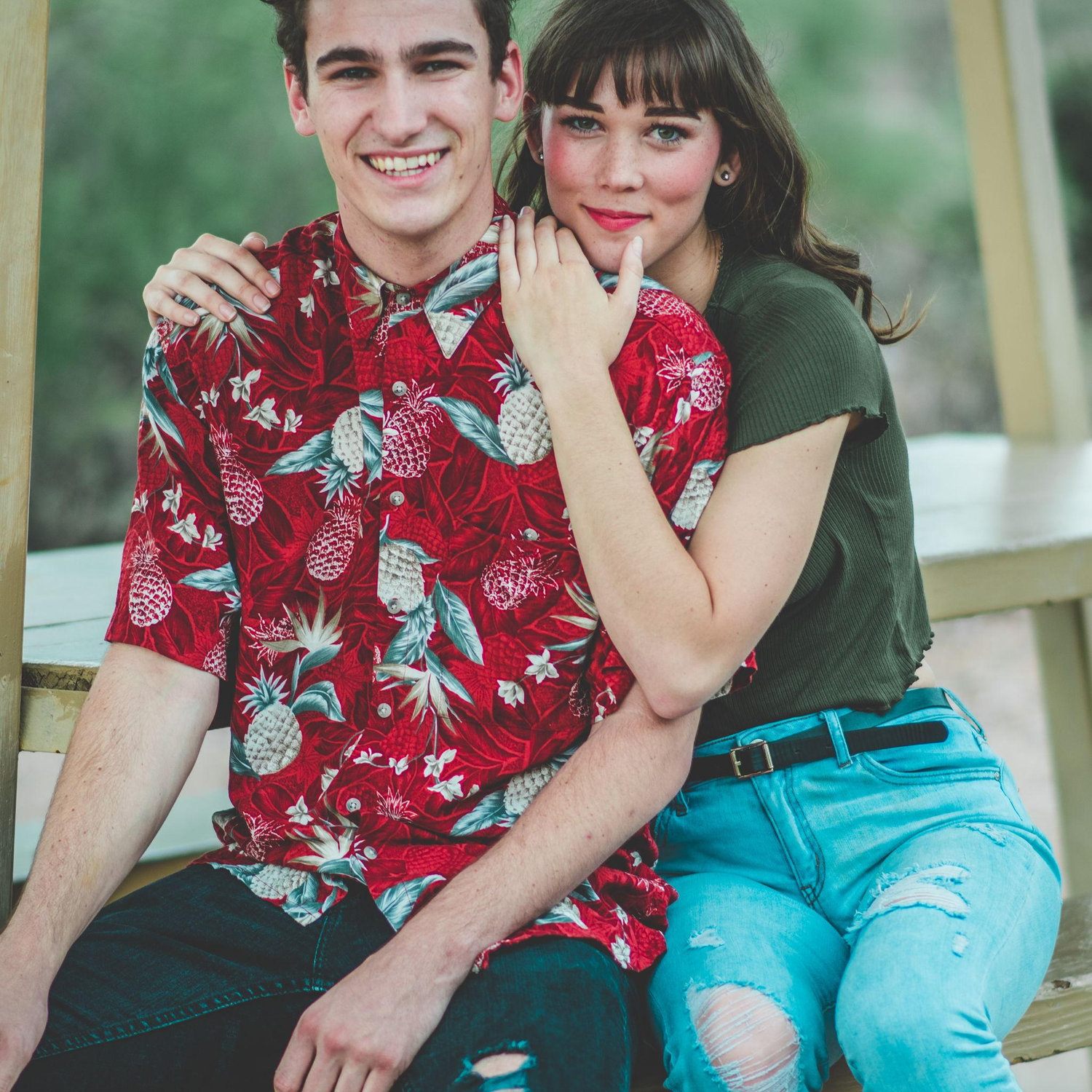 3 months of dating and when your cousins ask you to model... how can you pass it up!