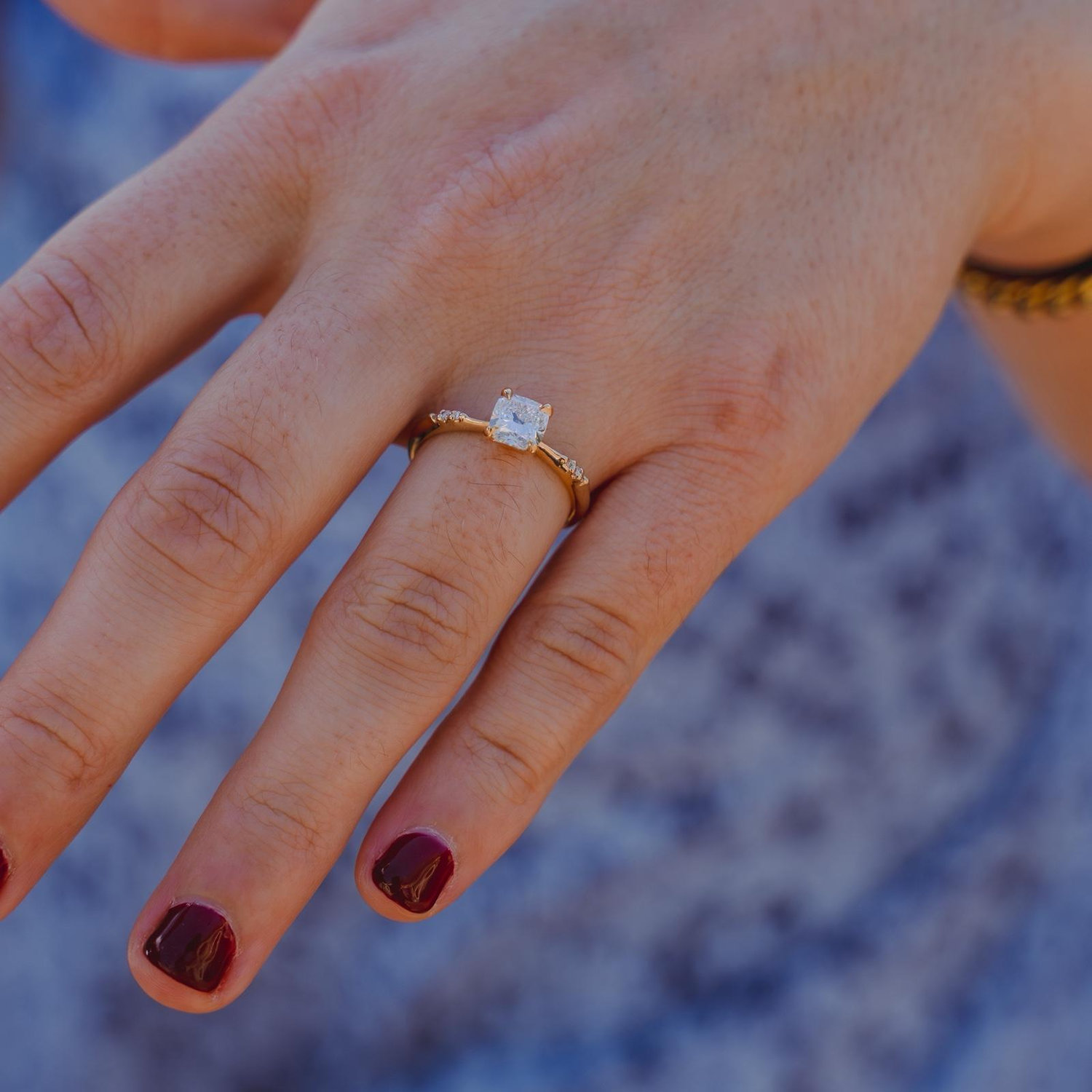 The proposal at Brooklyn Botanical Garden