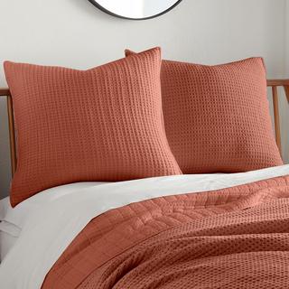 Mills Waffle Euro Sham, Set of 2