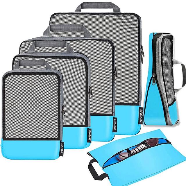 Bagail 4 Set/6 Set Compression Packing Cubes Travel Expandable Packing Organizers