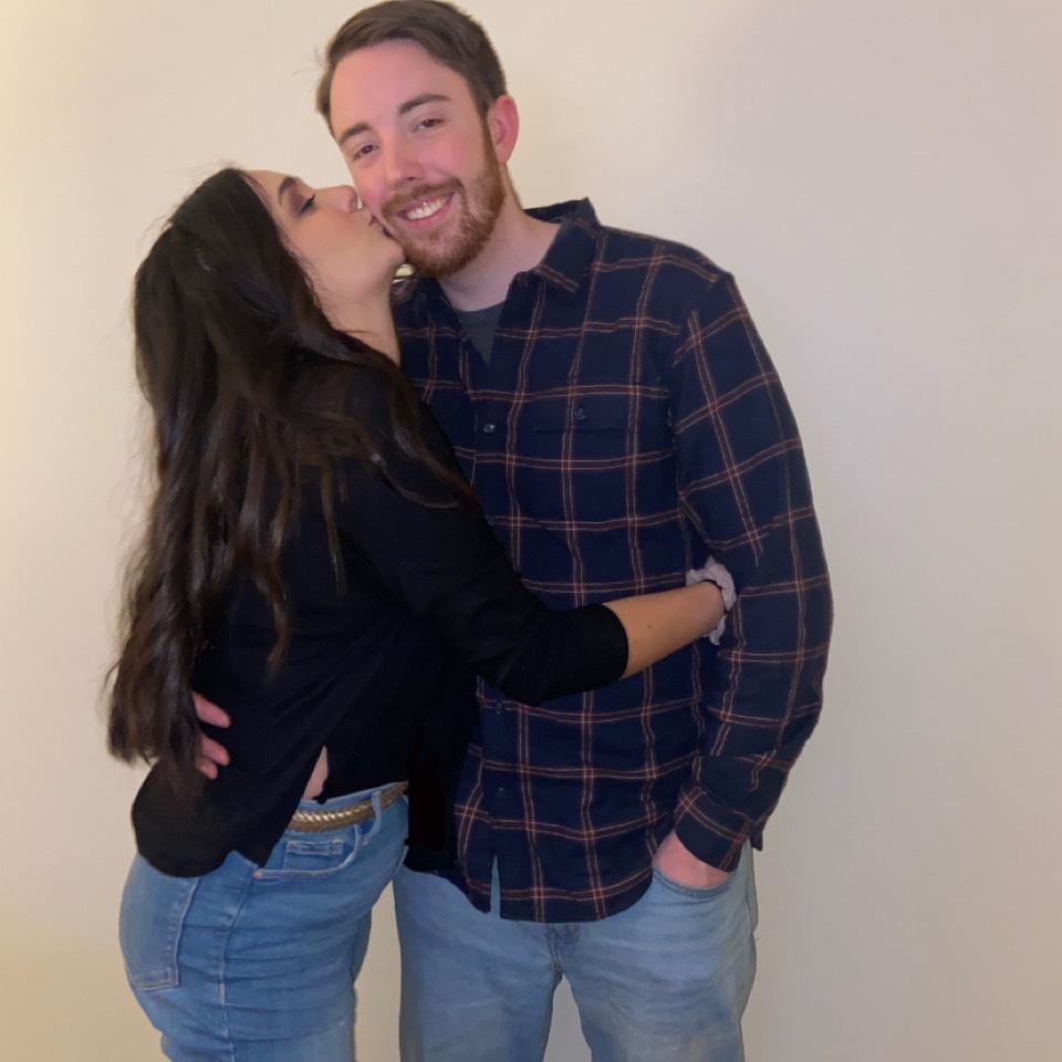 Morgan's forever New Year's kiss.
