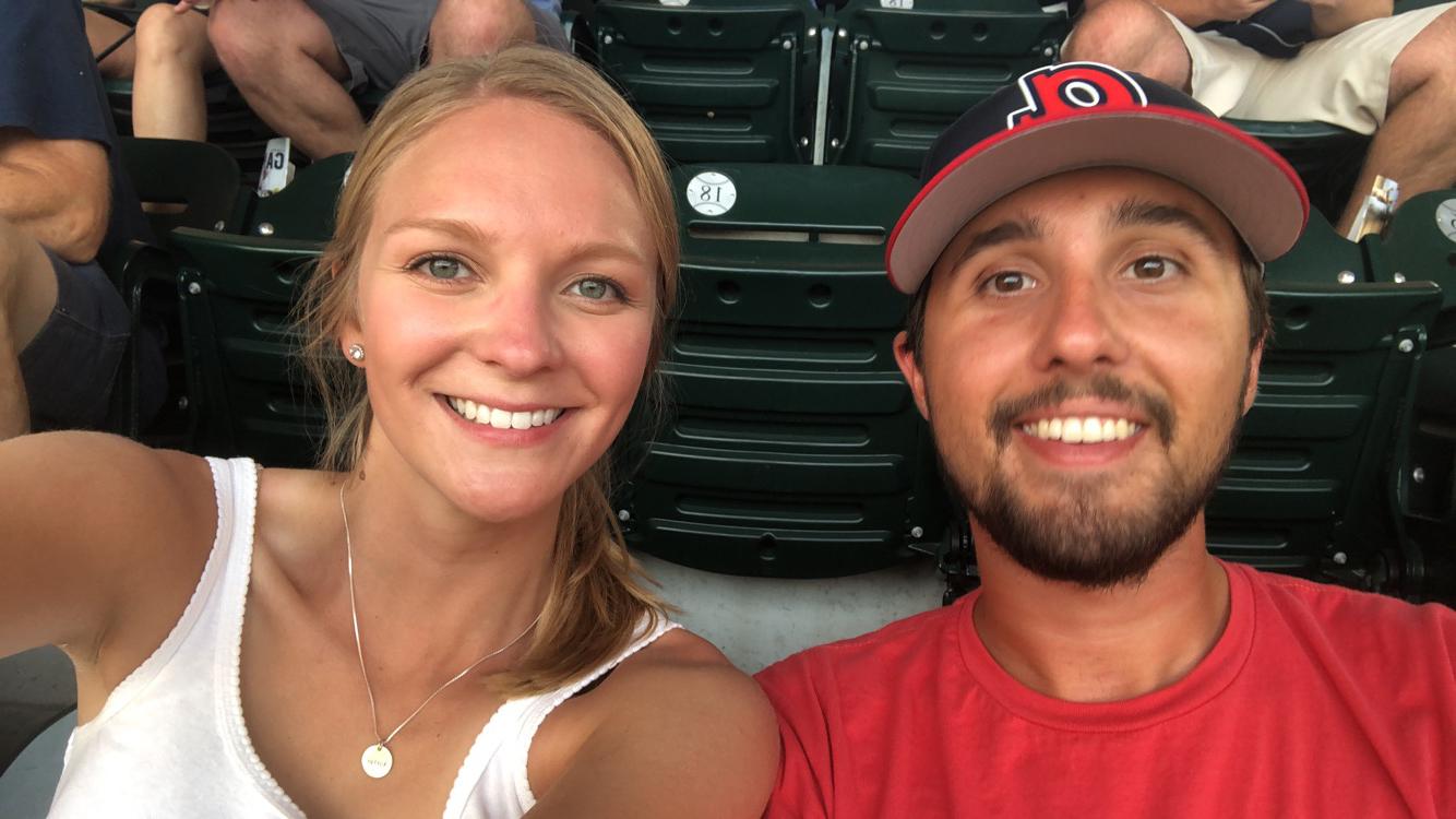 Kailyn visiting Nick in Atlanta where he was an intern for the summer at Perfect Game - 2019