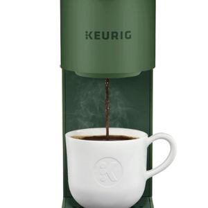 Keurig K-Mini Single Serve K-Cup Pod Coffee Maker, 6 to 12oz Brew size, with Cord Storage, Perfect for Small Spaces, Evergreen