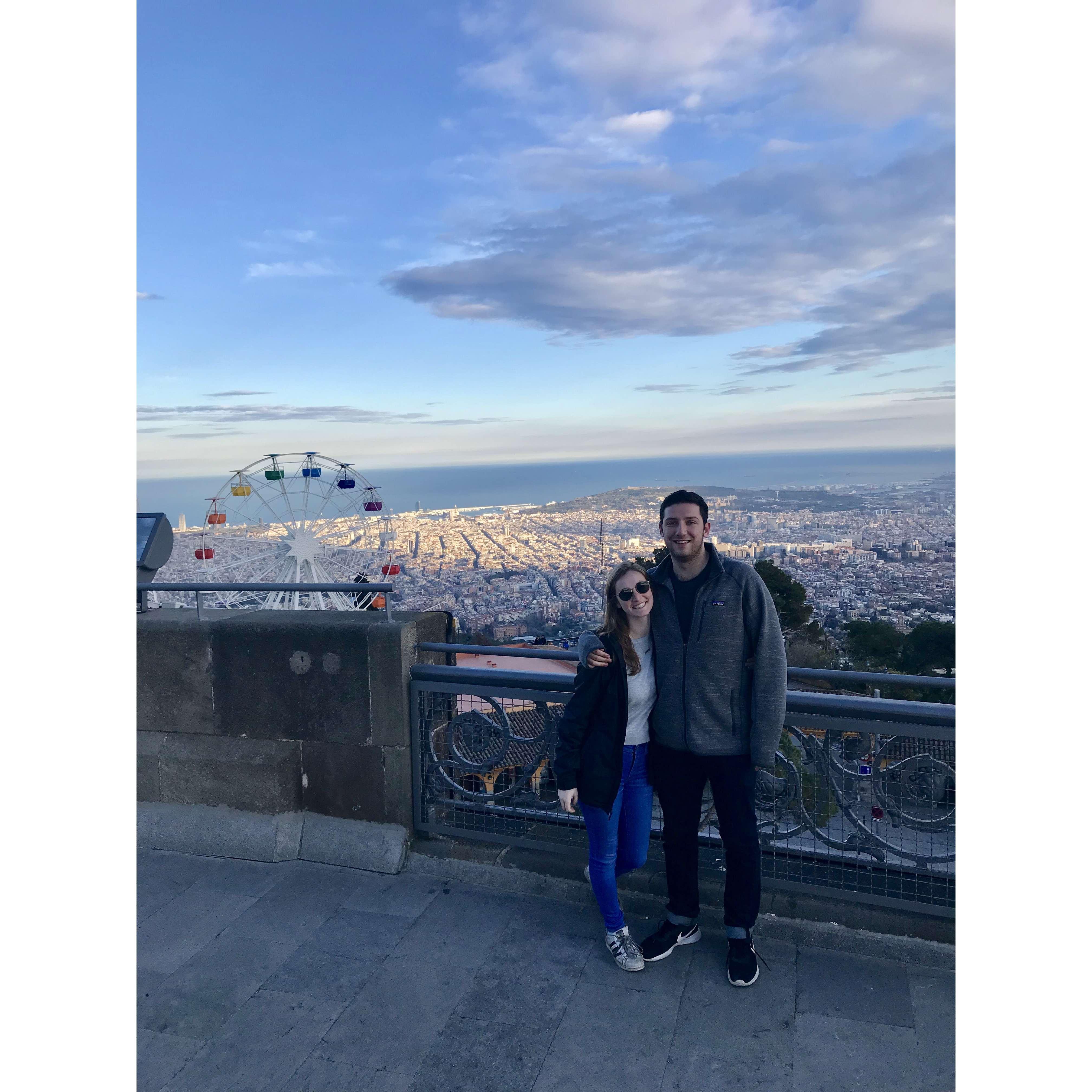 We started off our many years of travels in Barcelona.