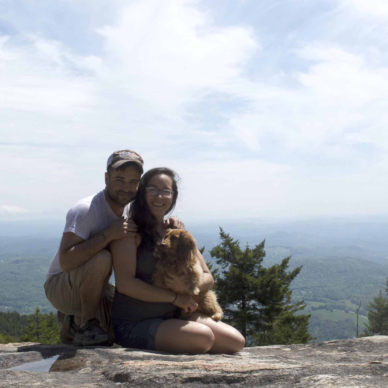Hiking trip from when we lived in Vermont, 2016.