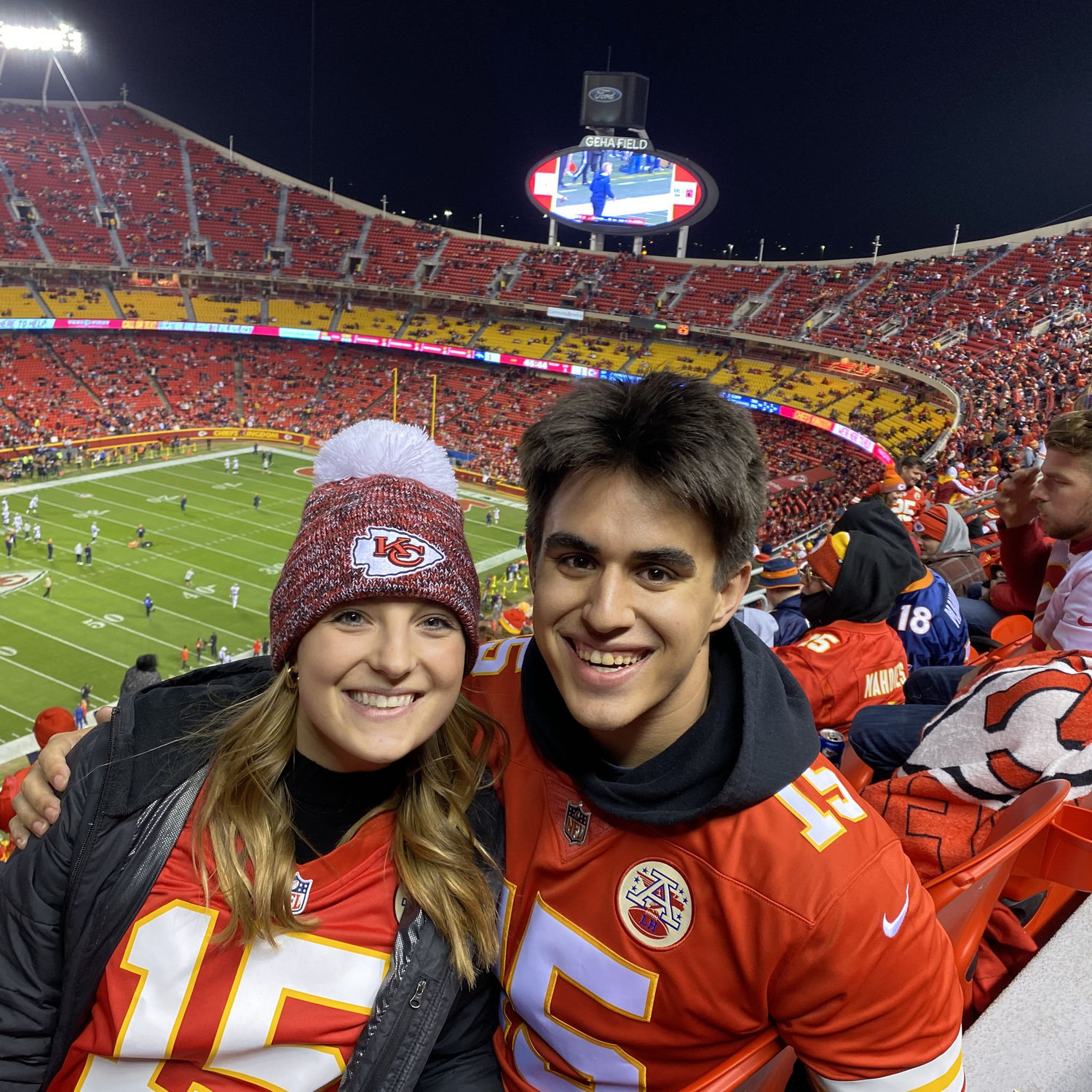 Dani's first Chiefs game! December 2021