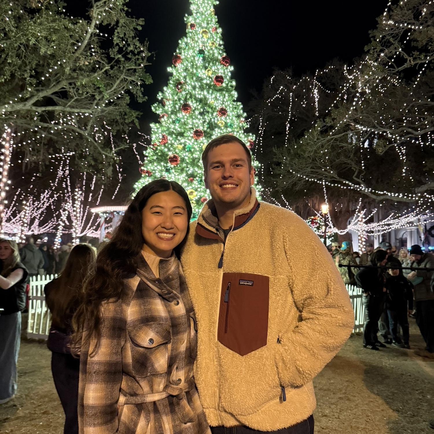 Enjoying their first winter together in Jax!